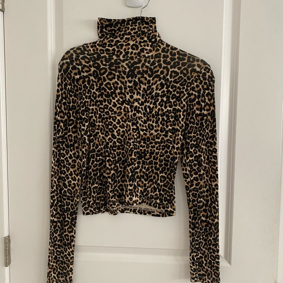 Zara Tops - Zara Cheetah Print Turtleneck